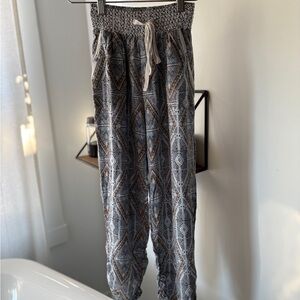 Rewash Gray and Brown Patterned Joggers